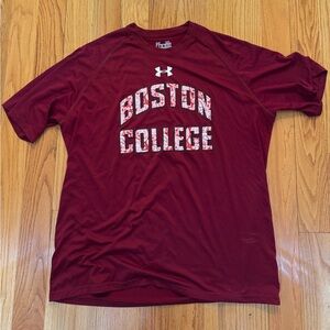 Boston College - Under Armour Tee XL Red Bandana / Paisley T Shirt